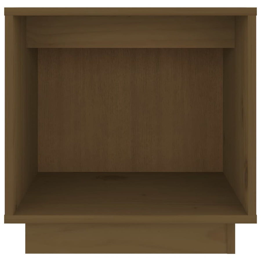 Bedside Cabinet Honey Brown 40x30x40 cm Solid Wood Pine