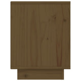 Bedside Cabinet Honey Brown 40x30x40 cm Solid Wood Pine - 45-Degree Angle