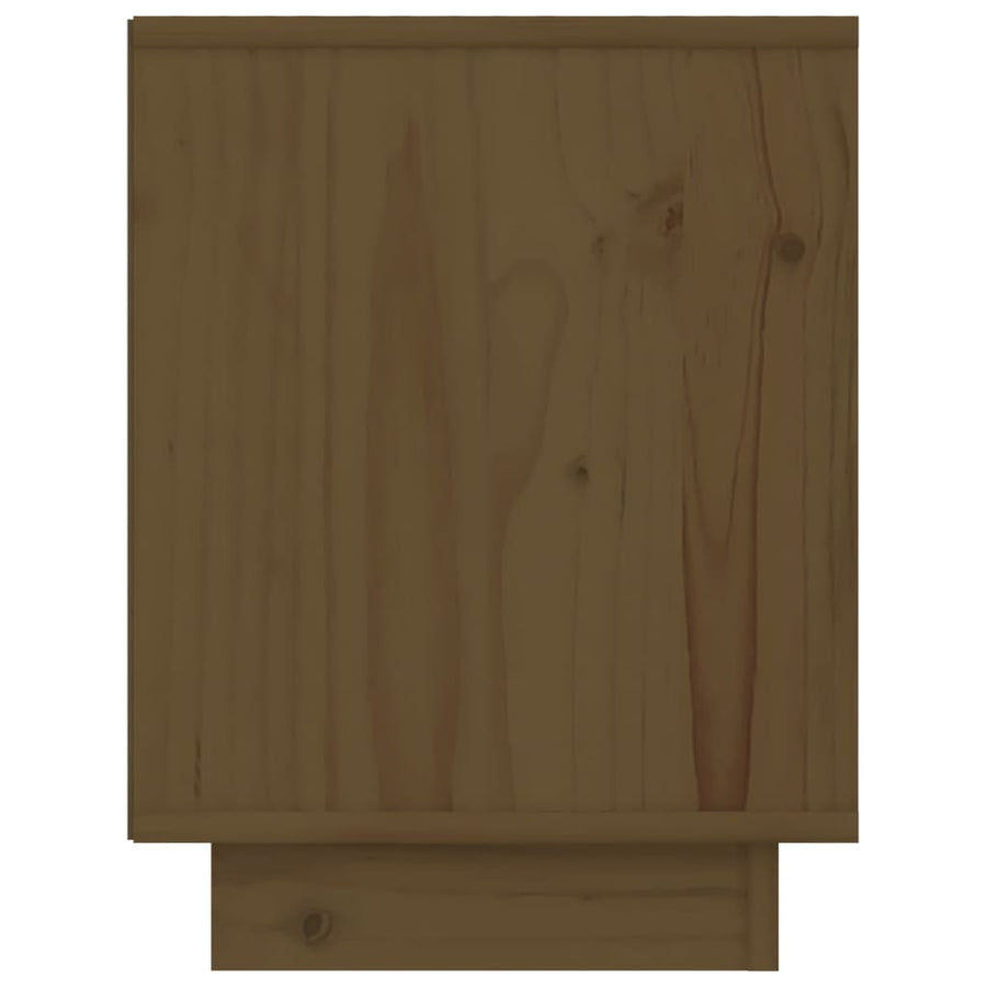 Bedside Cabinet Honey Brown 40x30x40 cm Solid Wood Pine