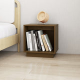 Bedside Cabinets 2 pcs Honey Brown 40x30x40 cm Solid Wood Pine