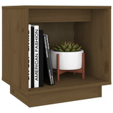 Bedside Cabinets 2 pcs Honey Brown 40x30x40 cm Solid Wood Pine - Top-Down View