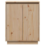 Sideboard 60x34x75 cm Solid Wood Pine - Rear View