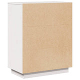 Sideboard White 60x34x75 cm Solid Wood Pine - Extra Image