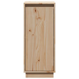 Sideboard 31.5x34x75 cm Solid Wood Pine - Rear View