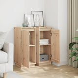 Sideboards 2 pcs 31.5x34x75 cm Solid Wood Pine - Side View