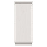 Sideboards 2 pcs White 31.5x34x75 cm Solid Wood Pine - Low Angle