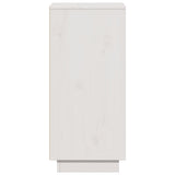 Sideboards 2 pcs White 31.5x34x75 cm Solid Wood Pine