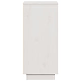Sideboards 2 pcs White 31.5x34x75 cm Solid Wood Pine - Extra Image