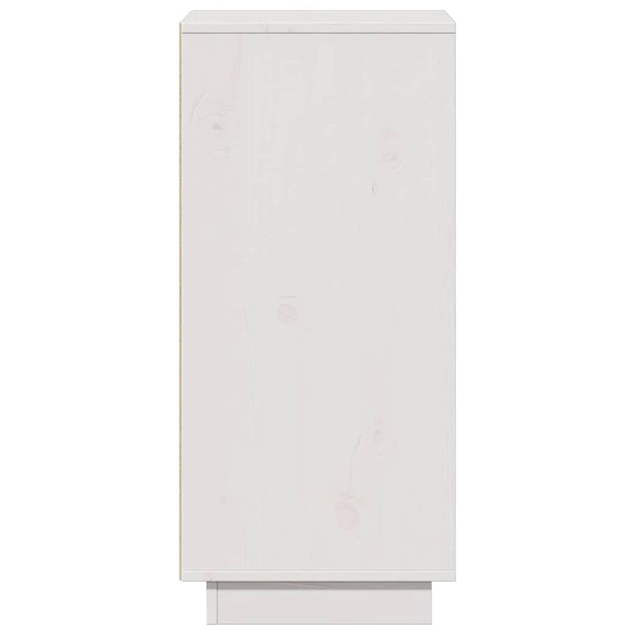 Sideboards 2 pcs White 31.5x34x75 cm Solid Wood Pine