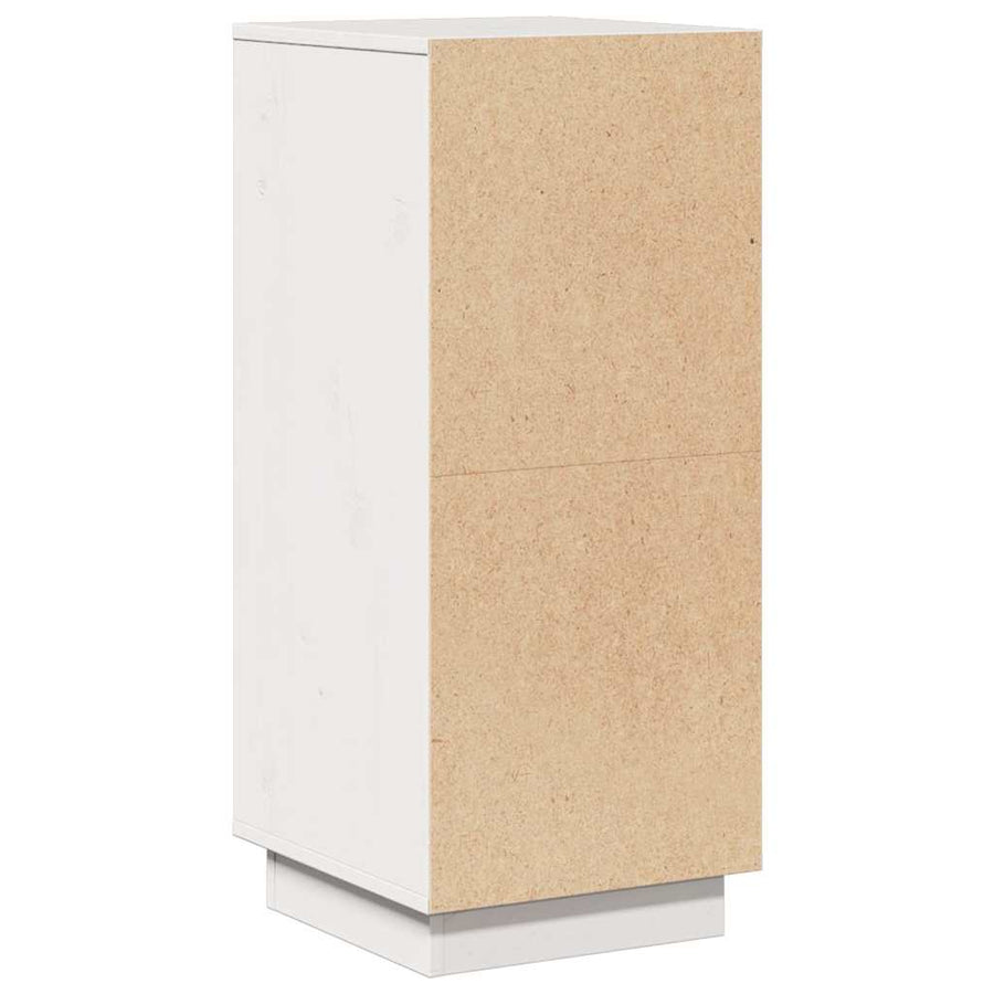 Sideboards 2 pcs White 31.5x34x75 cm Solid Wood Pine