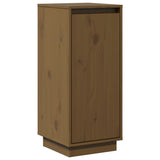 Sideboards 2 pcs Honey Brown 31.5x34x75 cm Solid Wood Pine - Rear View