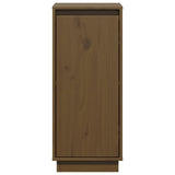 Sideboards 2 pcs Honey Brown 31.5x34x75 cm Solid Wood Pine - Low Angle