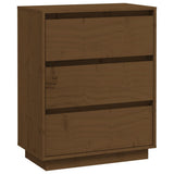 Sideboard Honey Brown 60x34x75 cm Solid Wood Pine