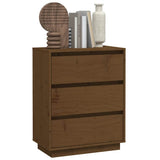 Sideboard Honey Brown 60x34x75 cm Solid Wood Pine