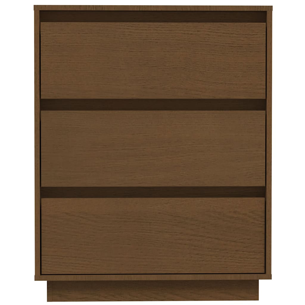 Sideboard Honey Brown 60x34x75 cm Solid Wood Pine