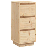 Sideboard 32x34x75 cm Solid Wood Pine - Front View