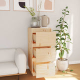 Sideboard 32x34x75 cm Solid Wood Pine - Side View