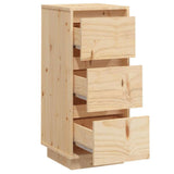 Sideboard 32x34x75 cm Solid Wood Pine - Close-Up Angle