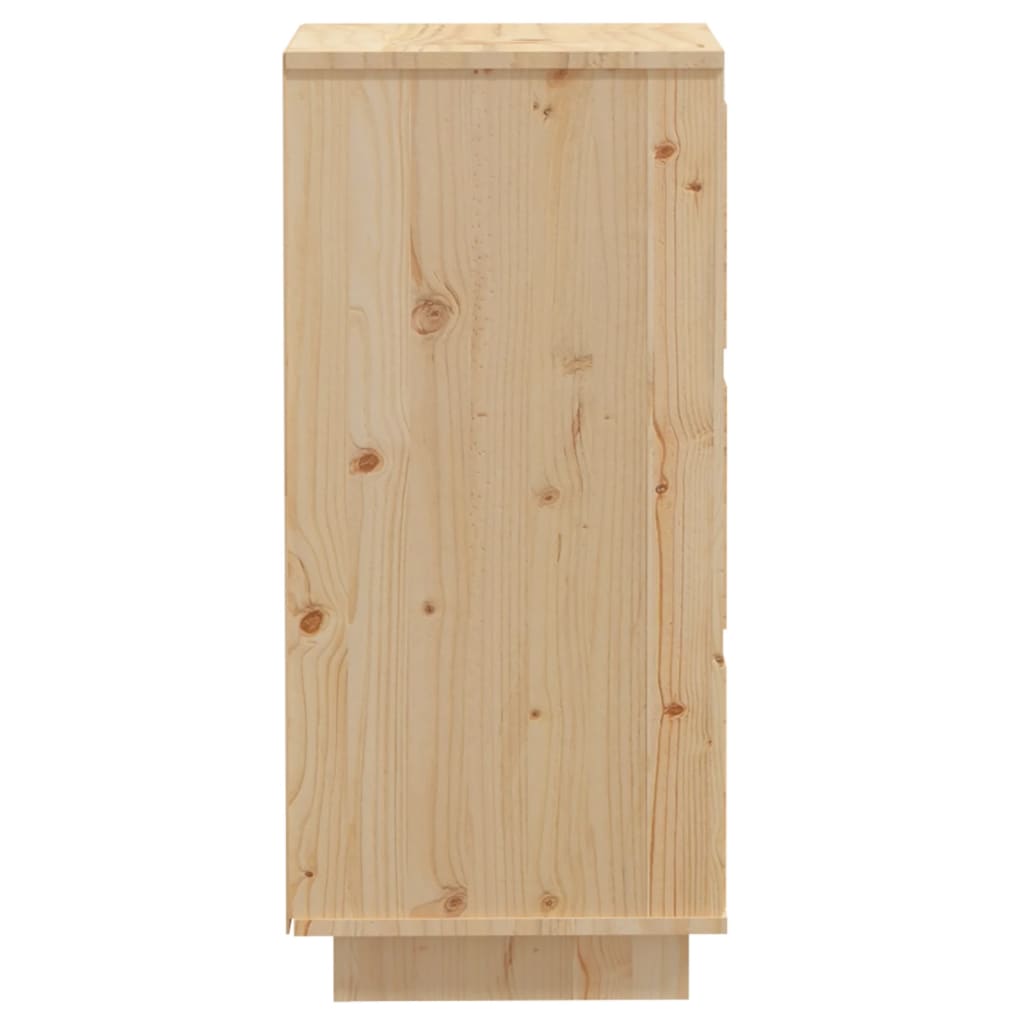 Sideboards 2 pcs 32x34x75 cm Solid Wood Pine