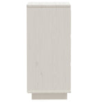 Sideboard White 32x34x75 cm Solid Wood Pine