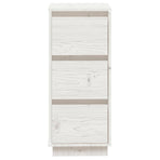 Sideboards 2 pcs White 32x34x75 cm Solid Wood Pine