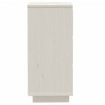 Sideboards 2 pcs White 32x34x75 cm Solid Wood Pine