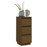 Sideboard Honey Brown 32x34x75 cm Solid Wood Pine - Top-Down View