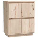 Sideboard 60x34x75 cm Solid Wood Pine - Front View