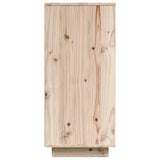 Sideboard 60x34x75 cm Solid Wood Pine - Close-Up Angle