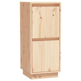 Sideboard 31.5x34x75 cm Solid Wood Pine - Front View