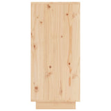 Sideboard 31.5x34x75 cm Solid Wood Pine - Rear View
