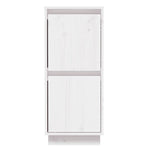 Sideboard White 31.5x34x75 cm Solid Wood Pine