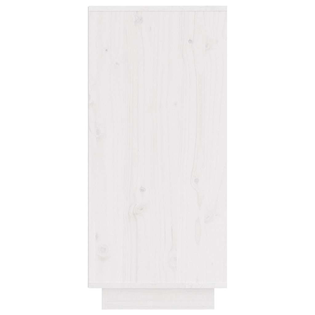 Sideboard White 31.5x34x75 cm Solid Wood Pine
