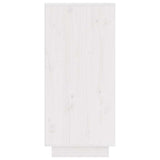 Sideboard White 31.5x34x75 cm Solid Wood Pine