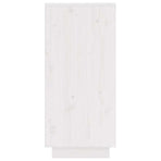 Sideboard White 31.5x34x75 cm Solid Wood Pine