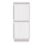 Sideboards 2 pcs White 31.5x34x75 cm Solid Wood Pine
