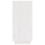Sideboards 2 pcs White 31.5x34x75 cm Solid Wood Pine