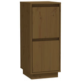 Sideboard Honey Brown 31.5x34x75 cm Solid Wood Pine - Front View