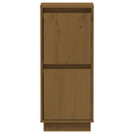Sideboards 2 pcs Honey Brown 31.5x34x75 cm Solid Wood Pine