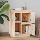 Sideboard 60x34x75 cm Solid Wood Pine - Side View