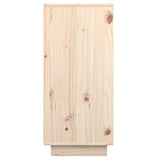 Sideboard 60x34x75 cm Solid Wood Pine - Close-Up Angle