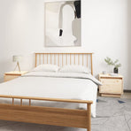 Bedside Cabinets 2 pcs 35x34x32 cm Solid Wood Pine