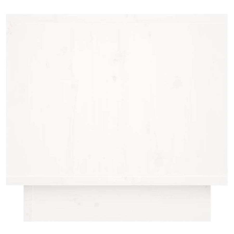 Bedside Cabinets 2 pcs White 35x34x32 cm Solid Wood Pine