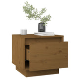 Bedside Cabinets 2 pcs Honey Brown 35x34x32 cm Solid Wood Pine - Top-Down View