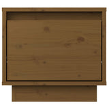 Bedside Cabinets 2 pcs Honey Brown 35x34x32 cm Solid Wood Pine - 45-Degree Angle