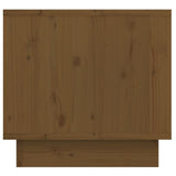 Bedside Cabinets 2 pcs Honey Brown 35x34x32 cm Solid Wood Pine - Low Angle
