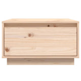 Coffee Table 55x56x32 cm Solid Wood Pine - Side View