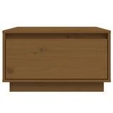 Coffee Table Honey Brown 55x56x32 cm Solid Wood Pine