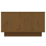 Coffee Table Honey Brown 55x56x32 cm Solid Wood Pine - 45-Degree Angle