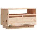 TV Cabinet 60x35x37 cm Solid Wood Pine - Front View